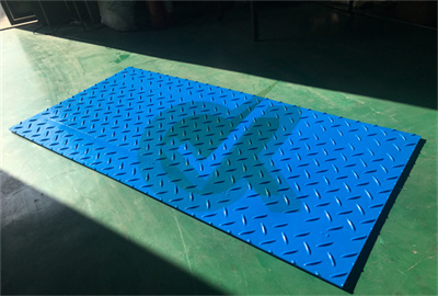 3/4 Inch tan ground access mats 60 T load capacity